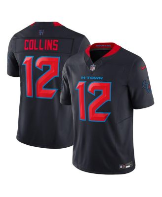 Nike - Men's Nico Collins Navy Houston Texans Alternate 2 Vapor F.U.S.E. Limited Jersey