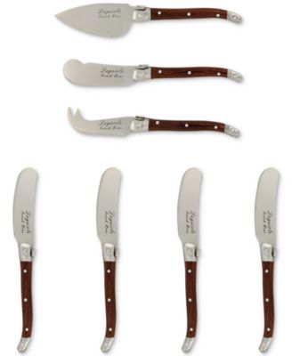 French Home - 7-Pc. Pakkawood Cheese Set