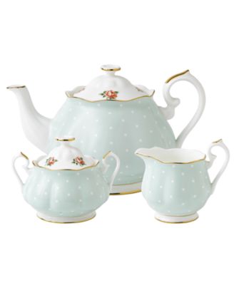 Royal Albert - Polka Rose 3 Piece Tea Set