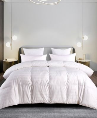 Blue Ridge - 500TC Damask Stripe Duraloft&reg; Down Alternative King Comforter