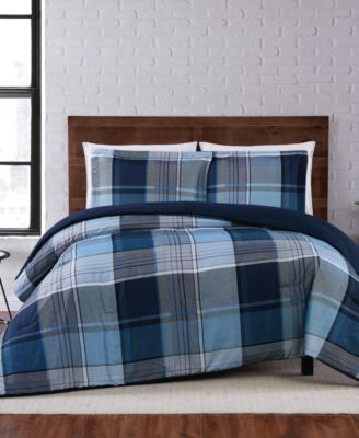 Truly Soft - Trey Plaid Twin XL Comforter Set