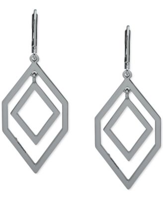 KARL LAGERFELD PARIS - Geometric Orbital Drop Earrings