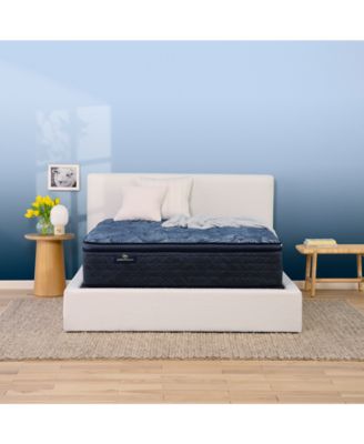Serta - Perfect Sleeper Cobalt Calm 14" Medium Pillow Top Mattress-Twin