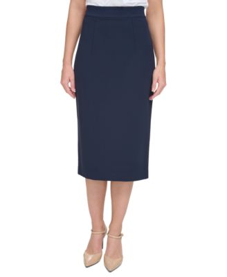 Tommy Hilfiger - Women's Ponte Pencil Midi Skirt