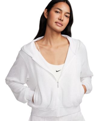 Nike - Women's Sportswear Chill Terry Loose-Fit Full-Zip French-Terry Hoodie