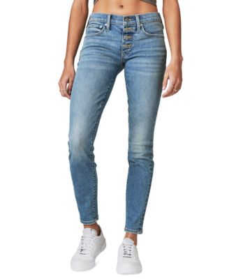 Lucky Brand - Women's Ava Mid-Rise Ripped Skinny Jeans