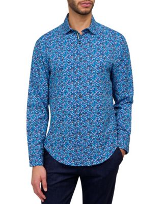 Society of Threads - Men's Performance Stretch Micro-Floral Shirt