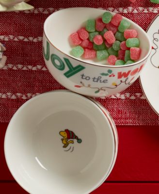 Lenox - Snoopy Porcelain All-Purpose Bowls, Set of 4