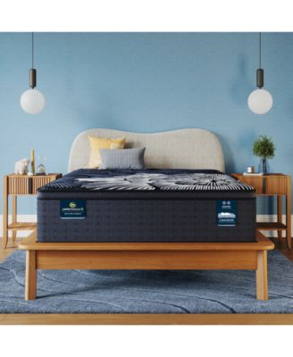 Serta - Perfect Sleeper X Max Plush Pillow Top 15" Quilted Hybrid Mattress Set - Queen