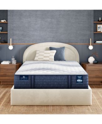 Serta - iComfortPro Kingston 14" Latex Foam Firm Mattress Set - California King