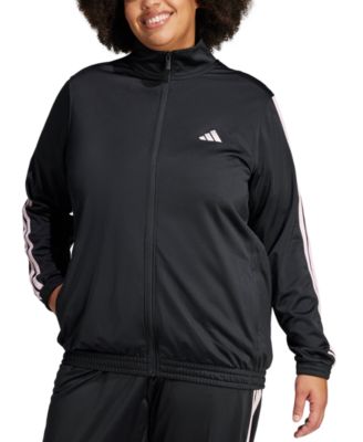 adidas - Plus Size Essentials Tricot Three Stripes Track Jacket