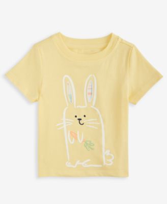 First Impressions - Baby Boys Big Bunny Graphic T-Shirt