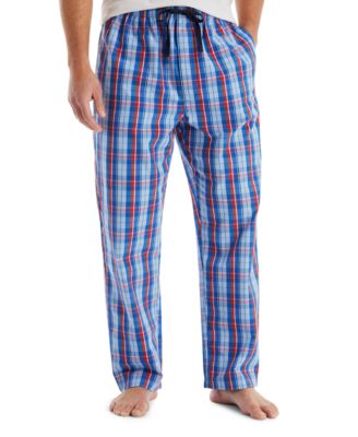 Nautica - Men's Plaid Poplin Sleep Pants