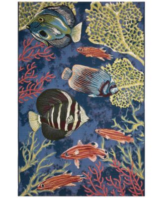 Liora Manne' - Marina Fish 4'10"x7'6" Area Rug