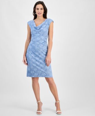 Connected - Sequined Lace Sheath Dress