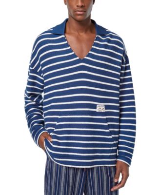 SCOTCH & SODA - Men's Loose Terry Stripe Sweatshirt
