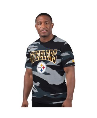 Starter - Men's Gray Pittsburgh Steelers Thursday Night Gridiron T-Shirt