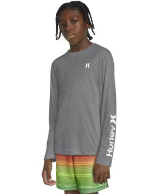 Hurley - Big Boys Icon UPF 50+ Long-Sleeve T-Shirt