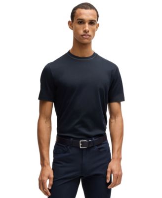 Hugo Boss - BOSS by  Men’s Collar Stripe Slim-fit T-shirt
