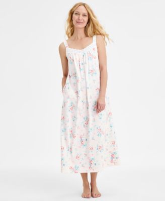 Charter Club - Women's Cotton Eyelet Tank Nightgown