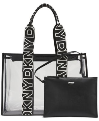 DKNY - Arena Large See Through Tote Bag with Pouch