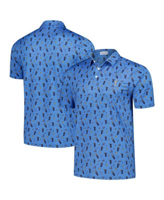 Smith & Quinn - Men's&nbsp;Blue 2025 THE PLAYERS Sawgrass Splash Smitty Polo Shirt