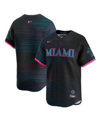 Nike - Men's Black Miami Marlins 2025 City Connect Limited Jersey