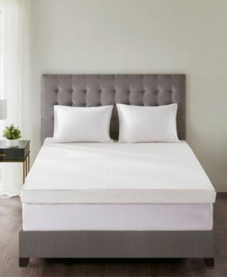 Madison Park - 3M Moisture-Management 4" Full Memory Foam Mattress Topper