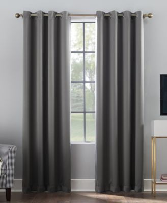 Sun Zero - Oslo 52" x 84" Theater Grade Extreme Blackout Grommet Curtain Panel