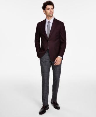 Tommy Hilfiger - Men's Modern-Fit Solid Sport Coat