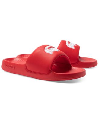 Lacoste - Men's Croco 1.0 Slip-On Slide Sandals