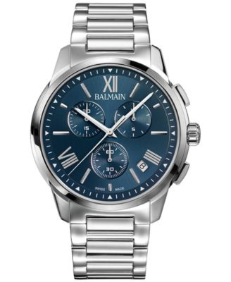 Balmain - Men's Swiss Chronograph Madrigal Stainless Steel Bracelet Watch 42mm