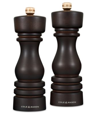 Cole & Mason - London Wooden 7" Salt & Pepper Mill Gift Set