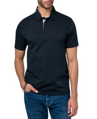 Brooklyn Brigade - Men's Slim-Fit Wrinkle-Free Solid Mercerized Cotton Polo Shirt