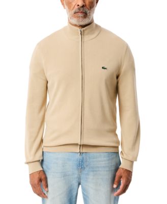 Lacoste - Men's Long Sleeve Jersey Full Zip Sweater