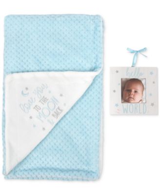 Baby Essentials - Love You to the Moon Blanket & Frame, 2 Piece Set