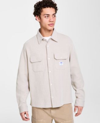 Hugo Boss - Men's Oversized-Fit Ekynone Overshirt