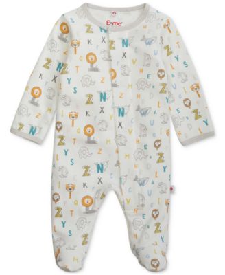 EASY = MAGNETIC CLOSE - Baby Cotton Magnetic Footed Coverall