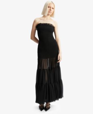 Bardot - Women's Azura Strapless Smocked Maxi Dress