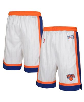 Nike - Big Boys and Girls White New York Knicks 2024/25 City Edition Swingman Performance Shorts