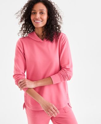 Style & Co - Women's Side-Snap Long-Sleeves Hoodie