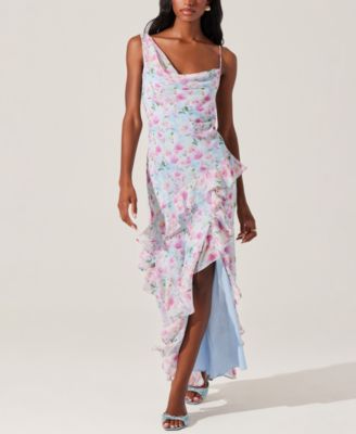 ASTR the Label - Women's Levina Asymmetric Maxi Dress