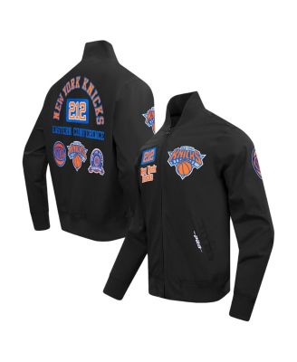 Pro Standard - Men's Black New York Knicks Area Code Twill Full-Zip Jacket