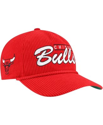 '47 Brand - Men's Red Chicago Bulls Double Header Sidepatch Cord Hitch Adjustable Hat