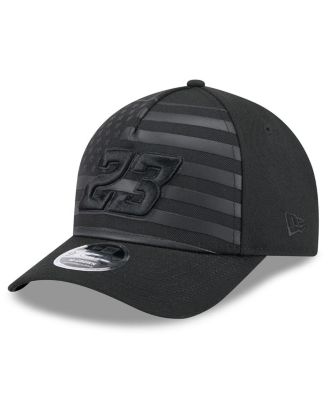 New Era - Men's Black Bubba Wallace American Flag 9FORTY M-Crown A-Frame Adjustable Hat