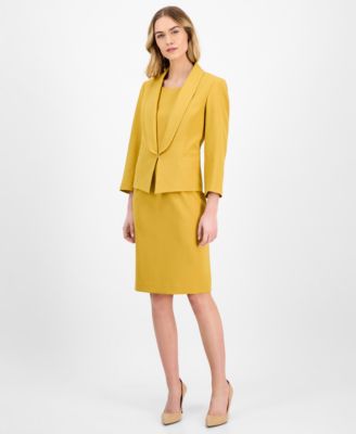 Le Suit - Women's Shawl-Collar Jacket & Sleeveless Dress Suit