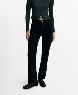 MANGO - Women's Matilda Medium-Rise Straight-Fit Jeans