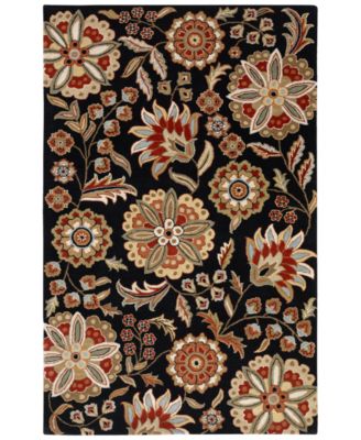 Livabliss - Athena ATH-5017 Black 5' x 8' Area Rug