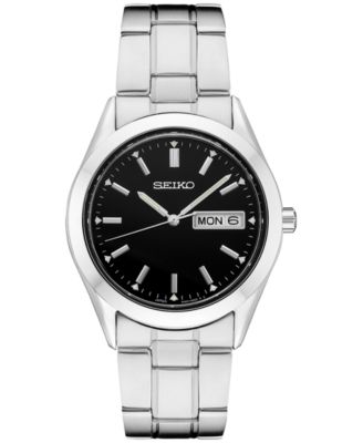 Seiko - Men's Essentials Stainless Steel Bracelet Watch 38mm