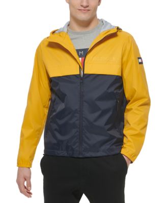 Tommy Hilfiger - Men's Stretch Hooded Zip-Front Rain Jacket